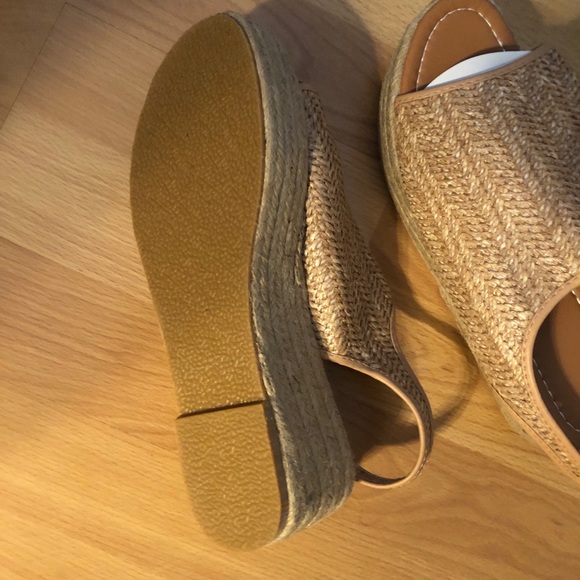 Women’s Espadrilles Tan Woven Size 7.5 - Picture 3 of 4